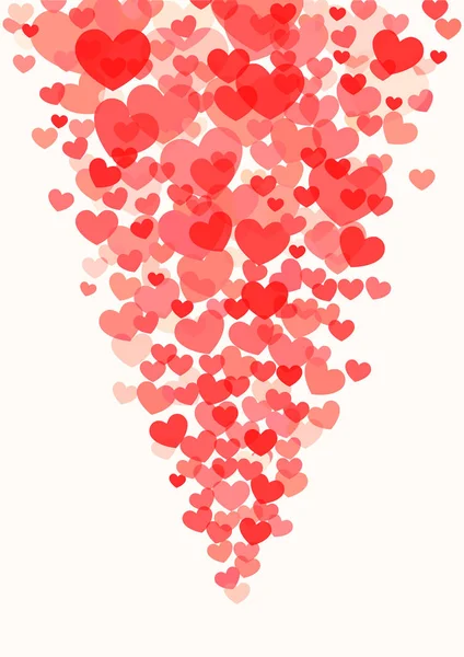 Carte de la Saint-Valentin avec cœur — Image vectorielle
