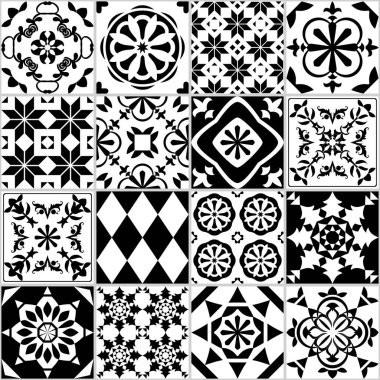soyut geometrik desenlerin vektör kümesi