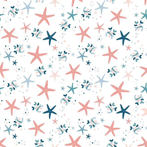 Patrón Sin Costura Abstracto Con Estrellas — Archivo Imágenes Vectoriales