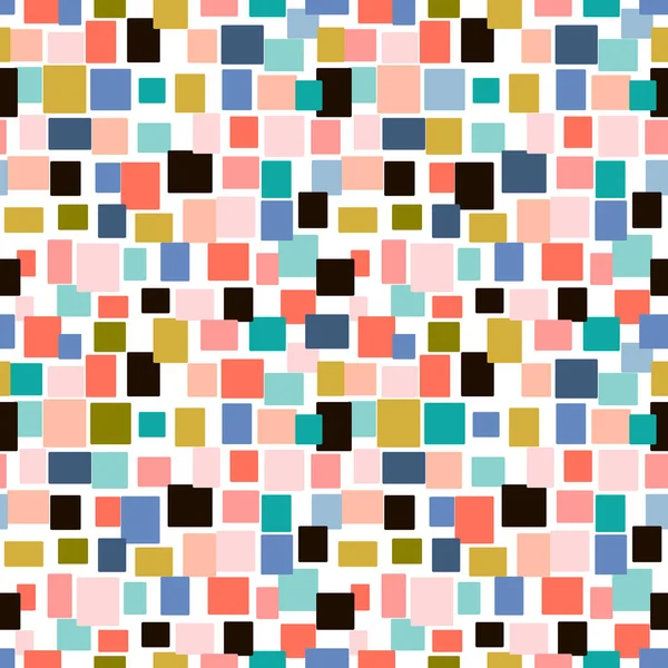 Retro Background Colorful Squares — Stock Vector