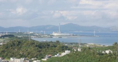 View of bay from Katsuren Castle Okinawa, Japan. 20-1-20