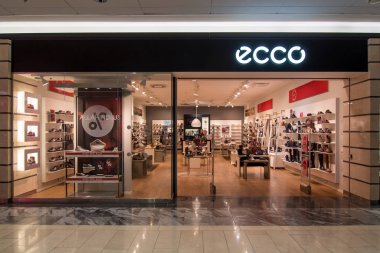 Tallinn, Estonya 'daki ecco mağazası cephesi, 9.2.2020