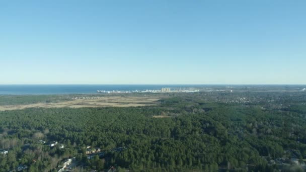 Vista Aérea Desde Arriba Del Condado Harju Tallin Estonia 2020 — Vídeo de stock