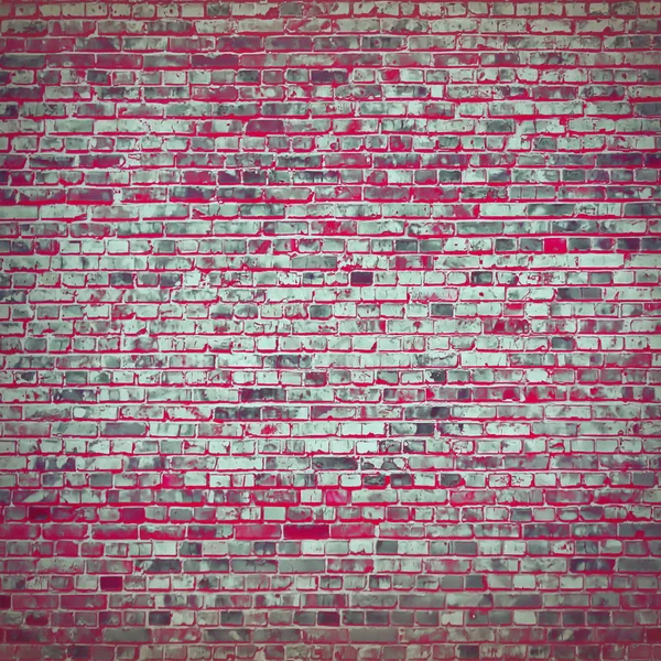 Die Wand besteht aus Ziegeln. die Textur der Wand. — Stockfoto