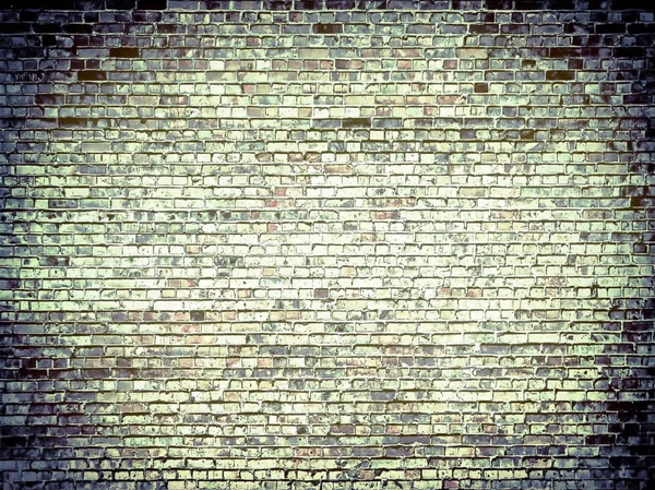 Die Wand besteht aus Ziegeln. die Textur der Wand. — Stockfoto