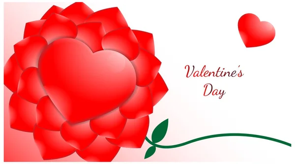 Pozadí Valentýna se symbolem lásky. vektor šablony motivu romantiky. design — Stockový vektor