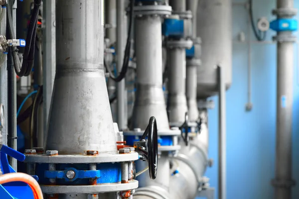 Tratamiento de agua industrial y sala de calderas — Foto de Stock