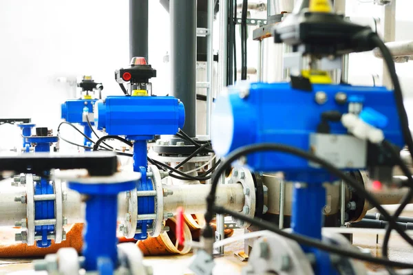 Industrial water treatment and boiler room — Stock Photo, Image