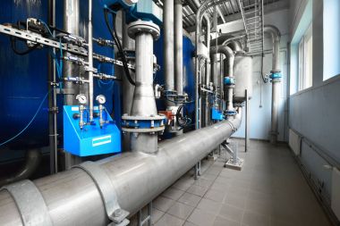 endüstriyel su arıtma ve kazan dairesi