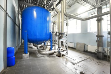 endüstriyel su arıtma ve kazan dairesi