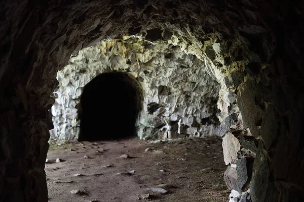 Masmorras e túneis em Fortaleza de Suomenlinna — Fotografia de Stock