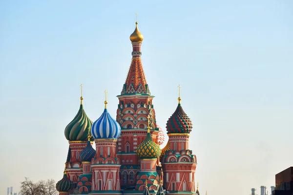 Catedral de San Basilio en Moscú — Foto de Stock