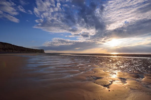 Puesta de sol en el estrecho de Dover —  Fotos de Stock