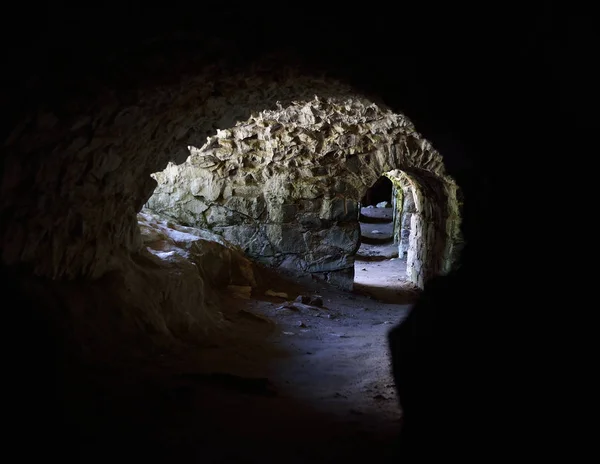 Masmorras e túneis em Fortaleza de Suomenlinna — Fotografia de Stock