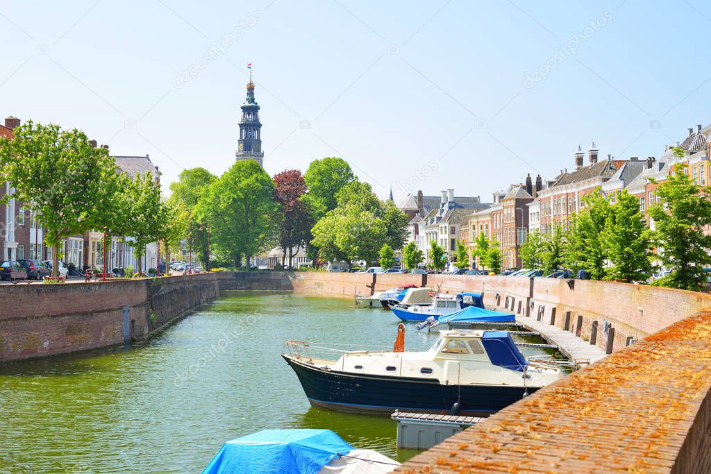 View of Middelburg in the Netherlands