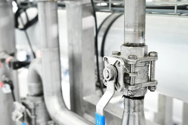 Industrial water treatment and boiler room — Stock Photo, Image