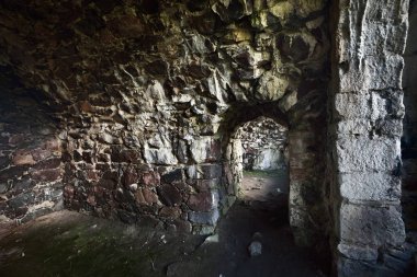 Dungeons and tunnels in Suomenlinna fortress clipart
