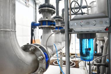 endüstriyel su arıtma ve kazan dairesi