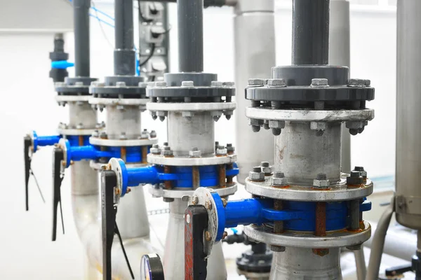 Tratamiento de agua industrial y sala de calderas —  Fotos de Stock