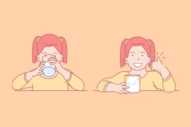 Food, health, childhood, diet concept.