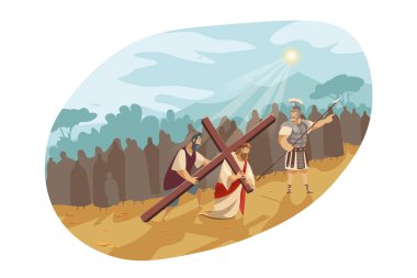 Yüce İsa haç yolunda, İncil kavramı