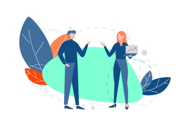 Teamwork, meeting, coworking, business presentation concept