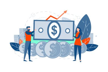 Dollar, rate, growth, business concept