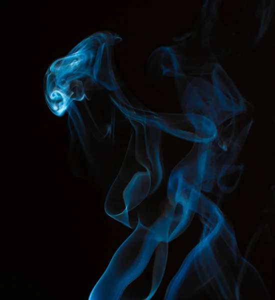 Aproape Fum Fundal Negru Fum Imagine Stoc Nor Fum Nori — Fotografie, imagine de stoc