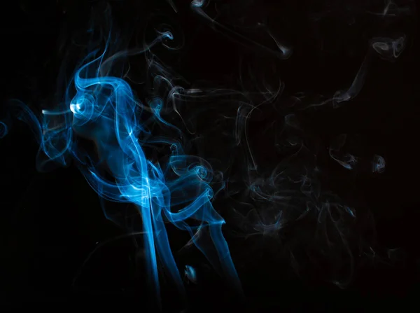 Крупный План Дыма Черном Фоне Изображение Дыма Облако Дыма Туманные Лицензионные Стоковые Изображения