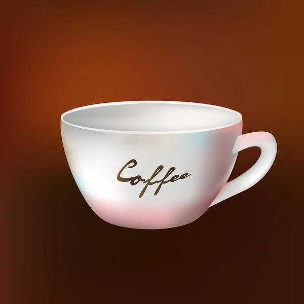 कॉफी स्पष्टीकरण कप — स्टॉक व्हेक्टर