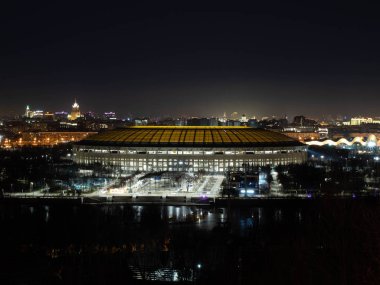Moskova / Rusya - 11 / 25 / 19: Geceleri Luzhniki Olimpiyat Kompleksi Grand Sports Arena