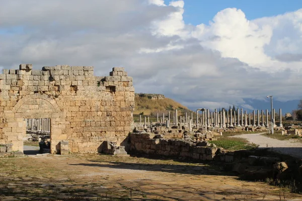 Руїни Стародавнього Міста Території Сучасної Туреччини — стокове фото