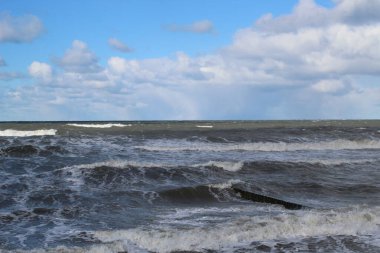 Baltık denizinde dalgalar