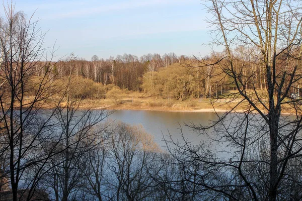 Vue Sur Les Lacs Village Région Moscou — Photo