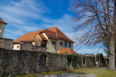 Castle Neuenbuerg yakınındaki Pforzheim, Kara Orman, Almanya