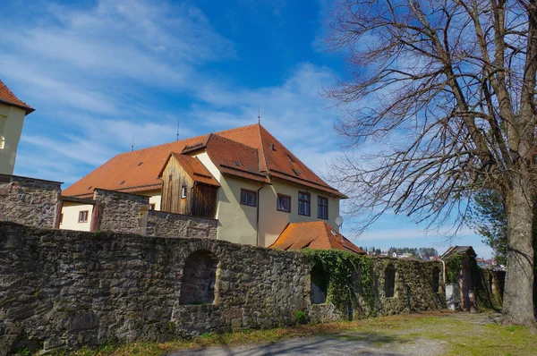 Castle Neuenbuerg yakınındaki Pforzheim, Kara Orman, Almanya