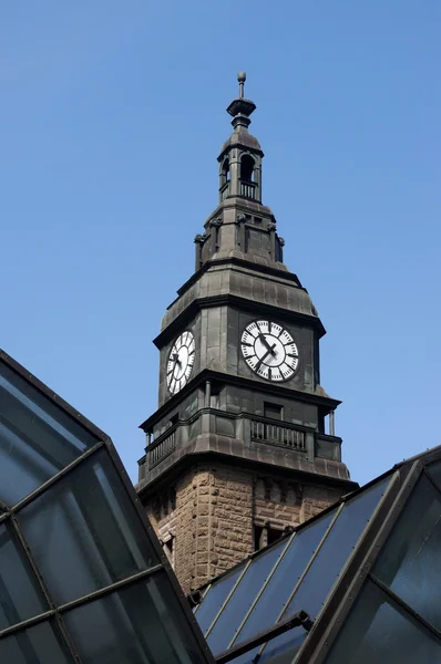 Saat Kulesi Almanya Hamburg posta tren istasyonu