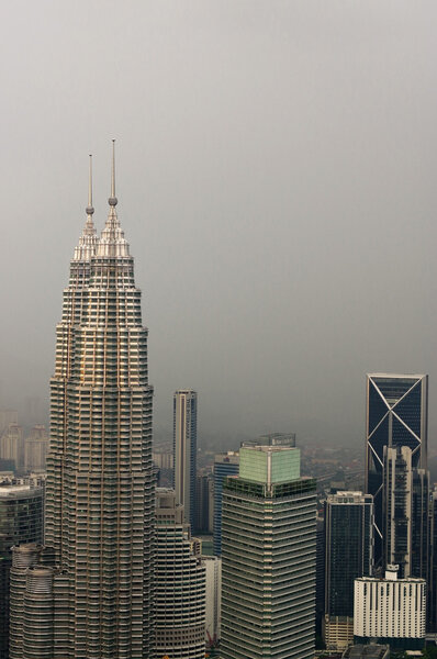 Kuala Lumpur, Malaysia - November 17. 2016: Dramatic scenery of — Stock Photo, Image