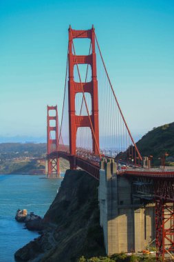 golden gate Köprüsü san Francisco, california, güneşli bir gün