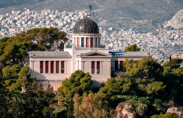 Національна Обсерваторія Греції Розташована Горі Німфс Тіссіо Афіни Місто Афіни — стокове фото