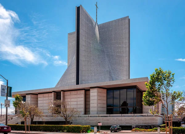 San Francisco, USA - July 17, 2015: View of the Cathedral of Saint Mary of the Assumption, the principal church of the Roman Catholic Archdiocese of San Francisco.