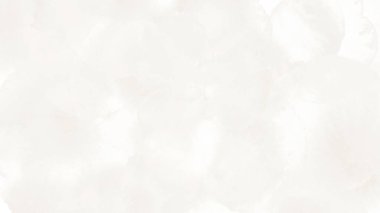 Beyaz arka planda soyut suluboya bej lekeler. Yaratıcı grafik tasarım öğesi çizildi. El boyası. Masaüstü veya tebrik kartı için resim.