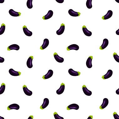 Beyaz arka planda izole edilmiş mor patlıcanların kusursuz suluboya çizimi. Organik gıda ikonu. Sağlıklı ve vejetaryen yemekleri.