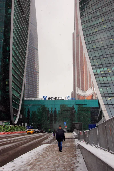 Janeiro 2018 Moscou Rússia Uma Vista Shopping Afi Mall Complexo — Fotografia de Stock