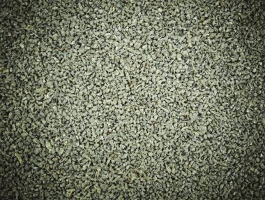 Kusursuz vignette asfalt arka plan. Lastik kırıntılarıyla kaplı. Betonun doku tabakası.