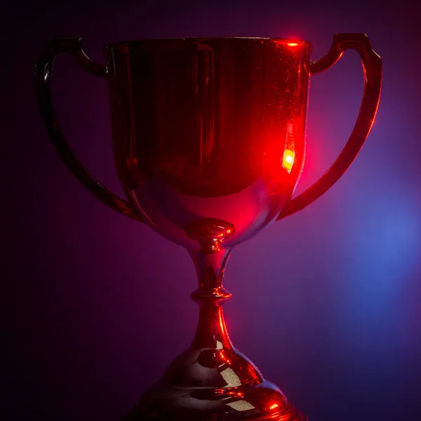 Winner Trophy Kreatív Világítás — Stock Fotó