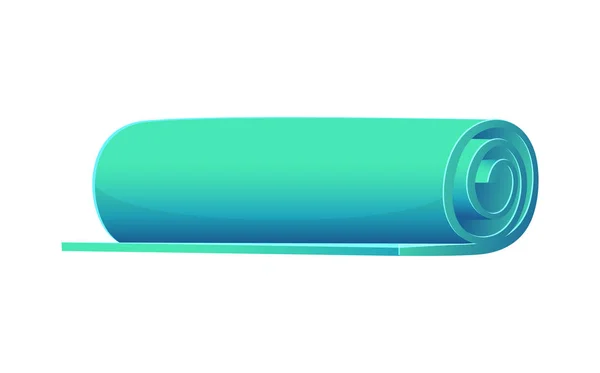 Пляжний килим килимовий килим або фітнес-обладнання підлоговий килим . — стоковий вектор