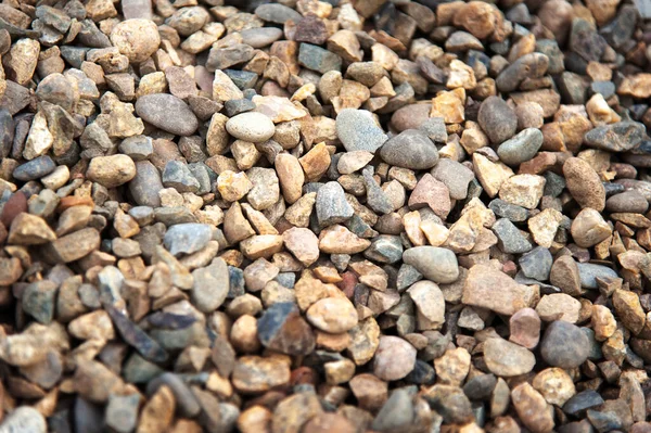 Текстура Галечных Камней Различных Размеров Смешанных Песчаным Фоном — стоковое фото