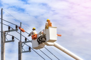 Çalışma yüksekliği elektrikçi 