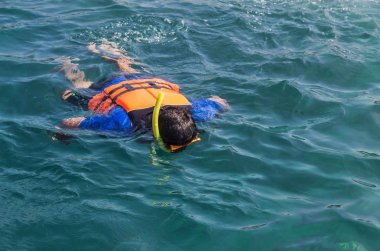 Turistik zevk can yelekleri andaman Denizi ile dalış 